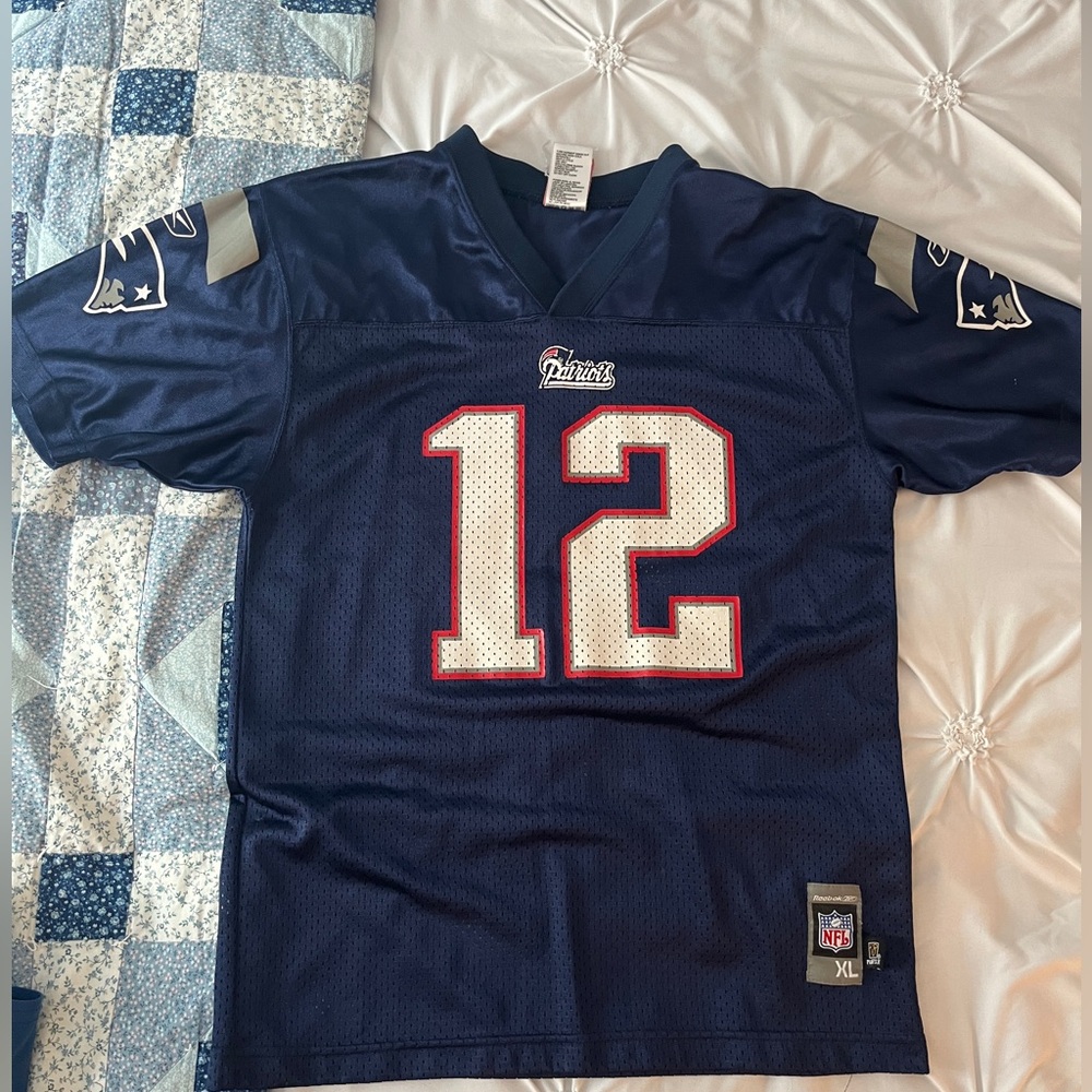 TB 12 Reebok Patriots jersey
